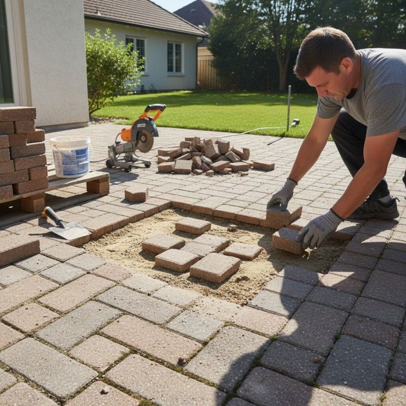 Local Paver Patio Repair Service pros at work