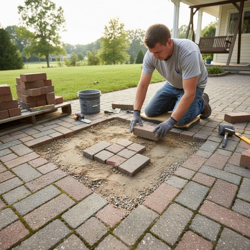 Contact About Paver Patio Repair Service