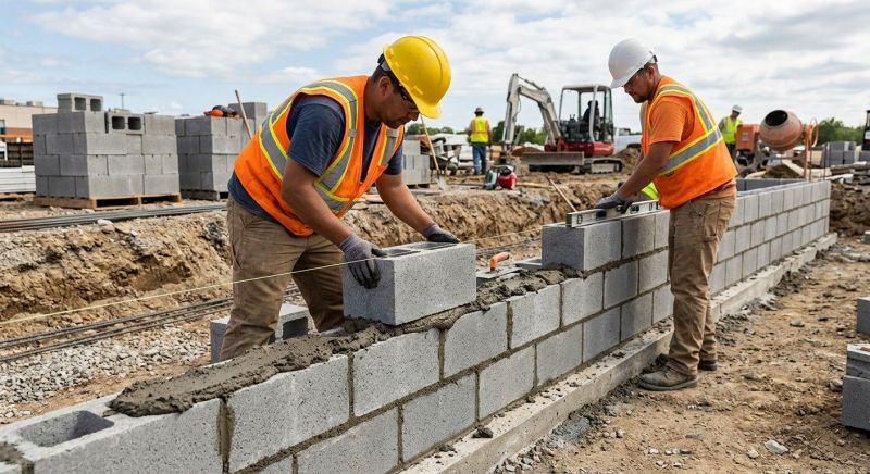 Concrete Blocks Installation in Boston, MA