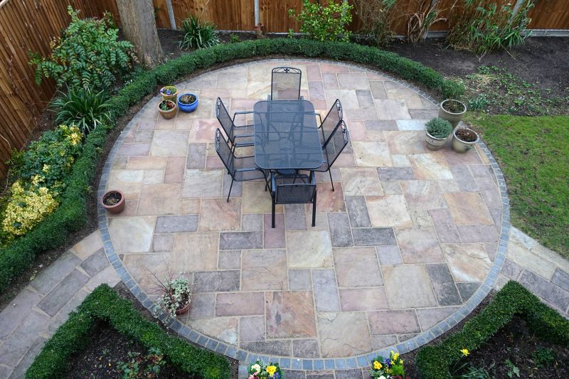 Finished Paver Patio with Seating